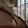 Round Stairs Railing Design