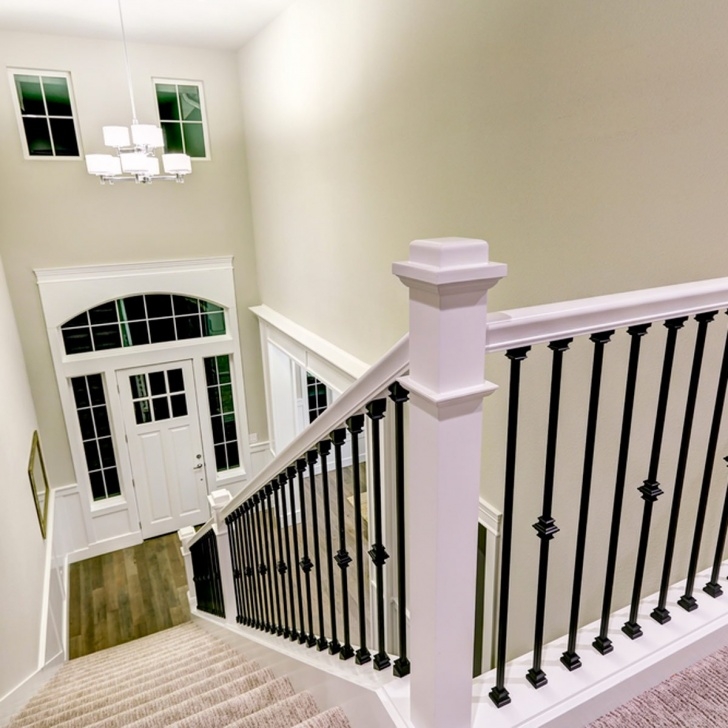 Imaginative White Staircase Spindles Photo 171