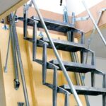 Innovative Folding Stairs With Handrails Picture 175