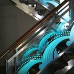 Innovative Glass Etching Designs For Staircase Photo 812