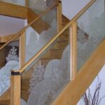 Innovative Glass Etching Designs For Staircase Picture 570