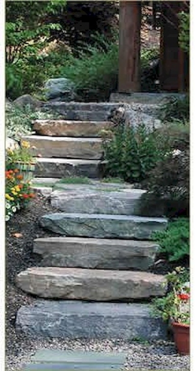 Innovative Outdoor Stone Stairs Photo 918