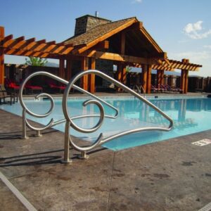 Pool Step Rails