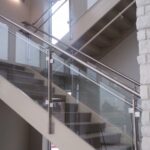 Innovative Staircase Railing With Glass Picture 849