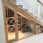 Innovative Wine Bar Design Under Stairs Picture 444