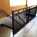 Innovative Wrought Iron And Wood Railing Picture 107