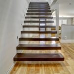 Insanely Floating Wood Stairs Picture 265