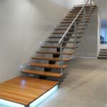 Insanely Metal And Wood Stairs Photo 526