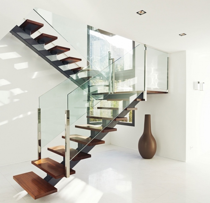 Insanely Modern Glass Stair Railing Picture 979