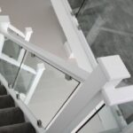 Insanely White And Glass Staircase Picture 620