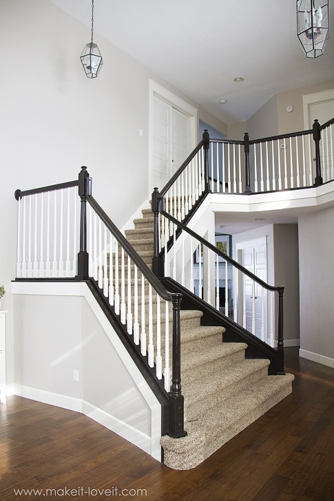 Insanely White Staircase Spindles Photo 106