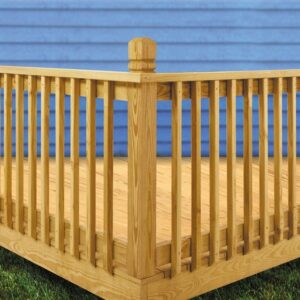 Wood Handrail For Deck