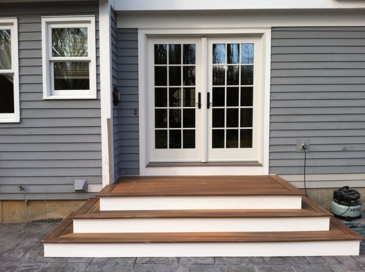 Insanely Wood Steps On Concrete Patio Photo 563