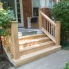 Wooden Stairs Outside