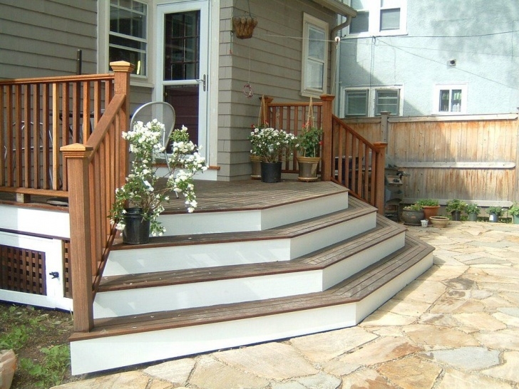 Inspirational Deck Step Designs Image 515