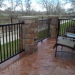 Inspirational Railing For Concrete Patio Picture 230