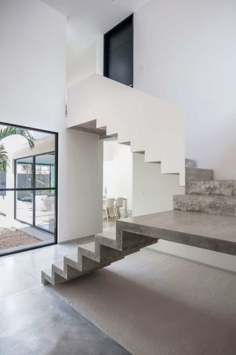 Inspiring Concrete Stairs Design Image 130