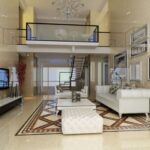 Inspiring Duplex Living Room With Stairs Image 579