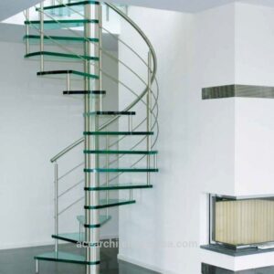 Glass Spiral Staircase
