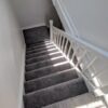 Gray Carpet On Stairs