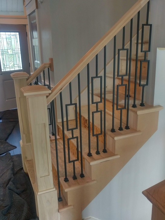 Interesting Modern Wood Stair Railing Image 617