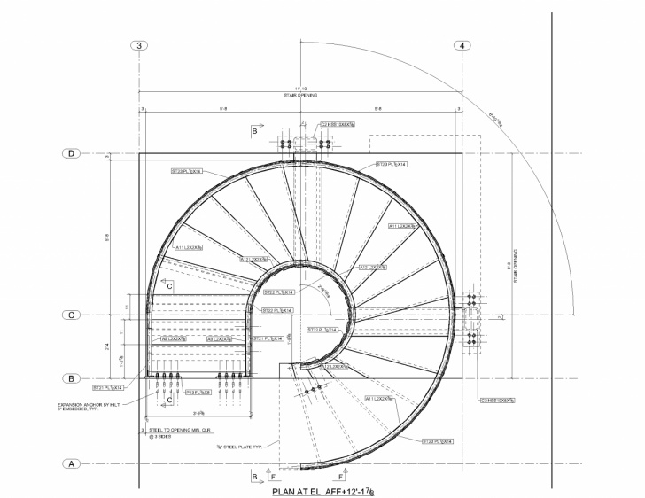 Interesting Round Staircase House Plans Photo 837