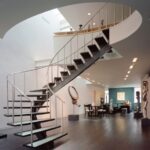 Interesting Wide Spiral Staircase Photo 435