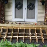 Interesting Wood Porch Over Concrete Steps Image 256