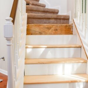 Replacing Carpeted Stairs With Wood
