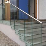 Most Creative Staircase Railing With Glass Photo 356