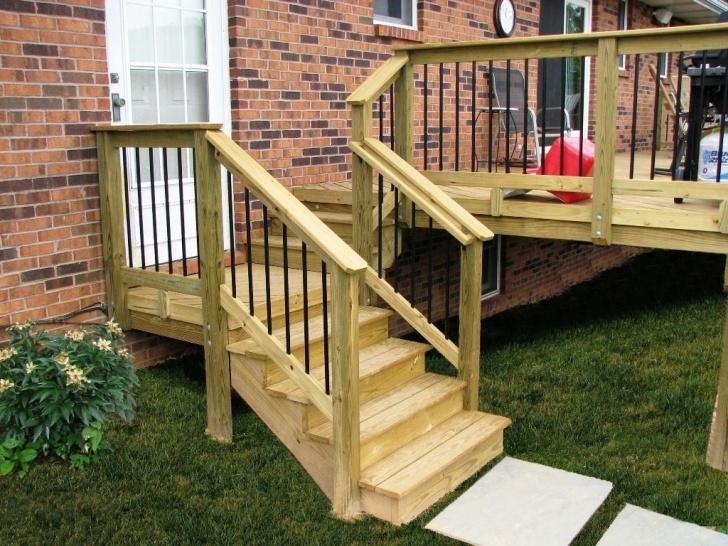 Most Perfect Deck Stair Handrail Photo 305