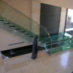 Most Perfect Glass Stair Railings Interior Image 149