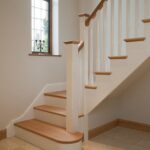 Most Perfect White Oak Stairs Image 969