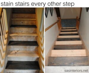 Staining Wood Stairs | Stair Designs