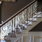 Most Popular Wrought Iron Stair Handrail Photo 072