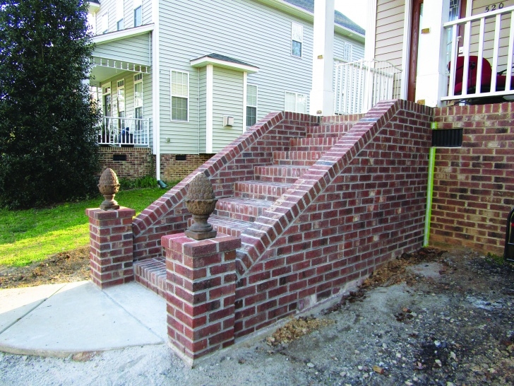 Outstanding Diy Brick Steps Outside Photo 255