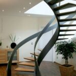 Outstanding Floating Spiral Staircase Image 990