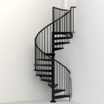 Perfect Black Spiral Staircase Photo 551