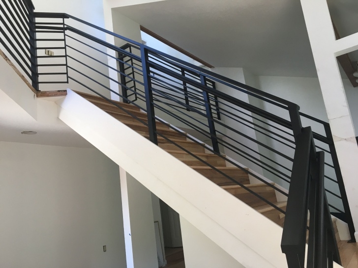 Popular Black Horizontal Stair Railing Picture 832