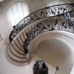 Remarkable Round Stairs Railing Design Image 724