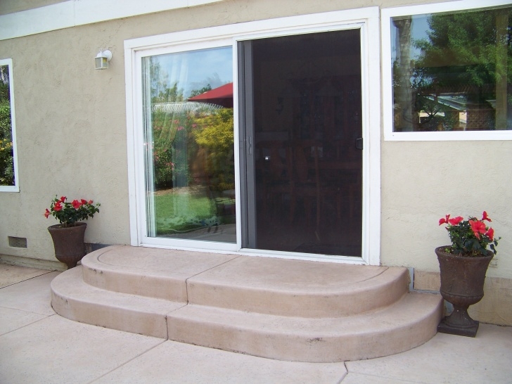 Remarkable Rounded Patio Steps Picture 037