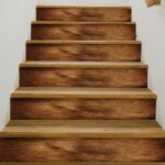 Remarkable Wood Tile Stairs Photo 182
