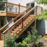 Simple Deck Stairs Design Photo 222