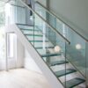 Glass And Chrome Banisters