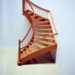 Simple Half Spiral Staircase Photo 547