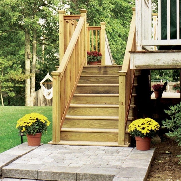 Simple Prefab Stairs Outdoor Home Depot Image 371