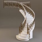 Simple Staircase 3D Design Photo 998