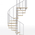 Simple Steel Spiral Staircase Photo 648