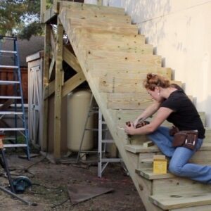 Building Outdoor Stairs Building Outdoor Stairs