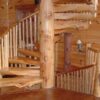 Rustic Spiral Staircase